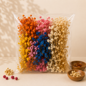 Multi Color Dried Flower Pouch