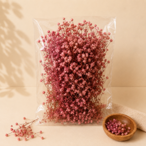 Single Color Dried Flower Pouch